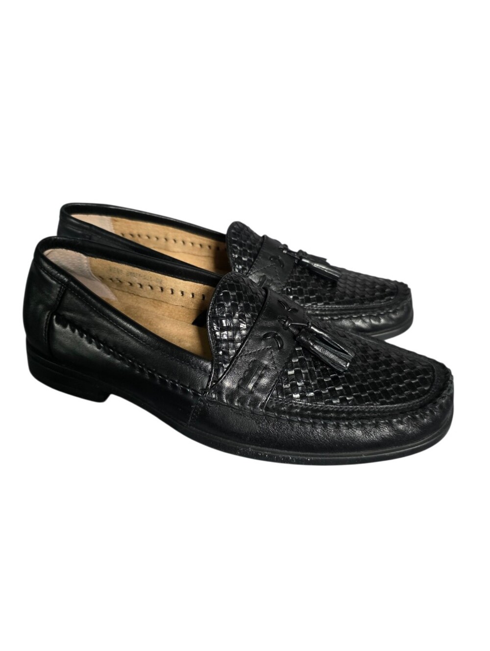 Nunn Bush Men's Strafford Woven Tassel Loafers Size 9M
